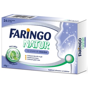 Faringo Natur cu Aroma de Coacaze x 24cpr Terapia