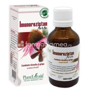 Imunorezistan Forte Raceala si Gripa 50ml Plant E