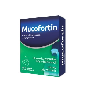 Mucofortin 600mg x 10cpr eff Zdrovit