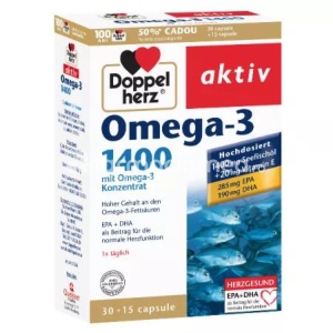 Omega 3 1400 mg, 30 + 15 capsule, Doppelherz