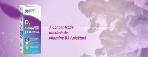 Ostart Essential D3 400 000UI sol orala 20ml Fiterman