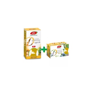 Pachet Digestie usoara x 30cps + Ceai digestie usoara x 20pl, Fares