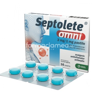 Septolete Omni 3mg/1mg x 16pastile Krka