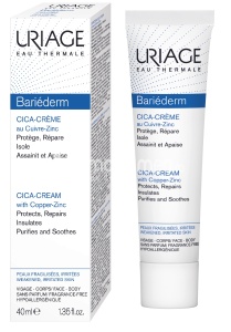 Uriage Bariederm Cica Crema Cu si Zn SPF50+ 40ml