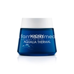 Vichy Aqualia Thermal Gel Crema Hidratant de Noapte cu Efect Anti Oboseala 75ml