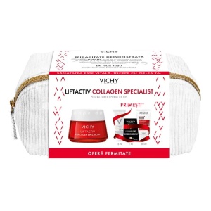 Vichy Liftactiv Collagen Specialist Crema de zi 50ml + Dercos Sampon Energy + Cadou