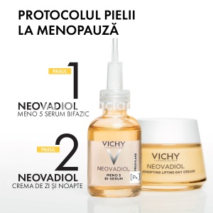 Vichy Neovadiol Peri & Post Menopause Meno 5 Bi-Serum cu Efect de Fermitate si Uniform. Ten 30ml - Img 4