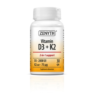 Vitamina D3+K2 x 30cps Zenyth