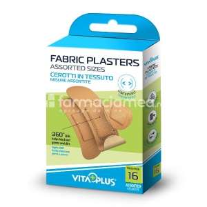 Vitaplus Plasturi asortati VP61121, 16 bucati