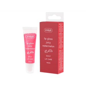 Ziaja Lip Care Scrub 12ml +Gloss pt Buze Pepene Verde 12ml Pachet Promo