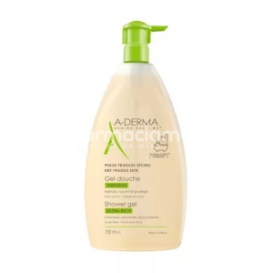 A-Derma Gel de Dus Spumant cu Lapte de Ovaz 750ml