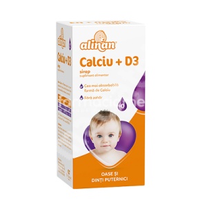 Alinan Calciu+D3 sirop 150ml Fiterman