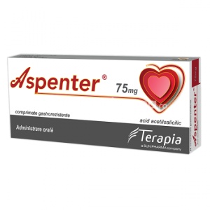 Aspenter 75mg x 28cpr gastrorez Terapia