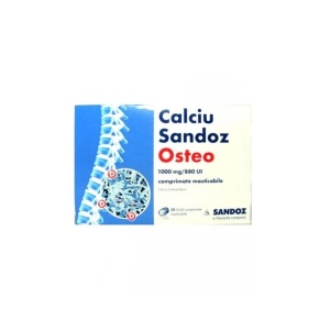 Calciu Sandoz Osteo 1000mg/880UI x 30cpr mast Sandoz