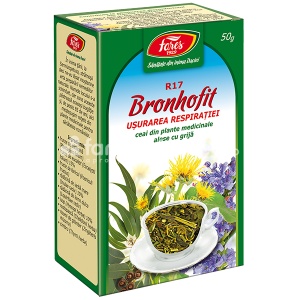 Ceai Bronhofit usurarea respiratiei x 50g