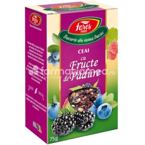 Ceai Fructe de padure, 75g, Fares