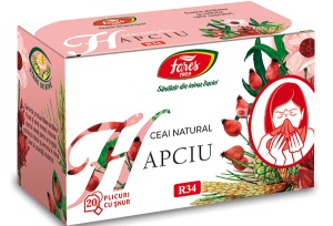Ceai Hapciu raceala si gripa, 20dz, Fares