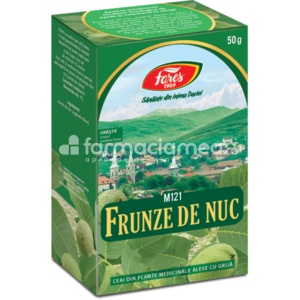 Ceai Nuc M121, indicat in diaree, diabet, hemoragii si enterite, 50g, Fares