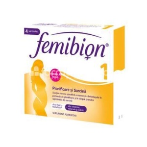 Femibion 1 Planificare si Sarcina x 28cpr film Dr Reddy s