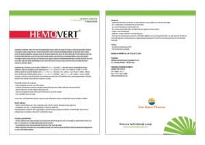 Hemovert x 15cpr film+15plic Sun Wave