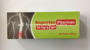 Ibuprofen 50mg/g gel 150g Fiterman