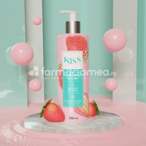 KISS Lotiune corp strawberry&cream x 250ml