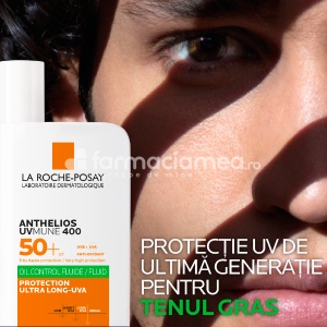 La Roche Posay Anthelios UVmune Oil Control Fluid Invizibil SPF50+ 50ml