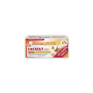 Lacalut pasta kids 2-6 ani x 55ml + periuta