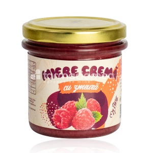 Miere crema cu zmeura, 200 g, Apisrom