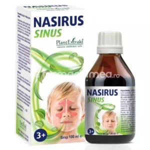 Nasirus Sinus sirop +3 ani 100ml Plant E