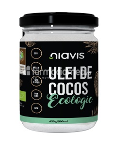 Niavis Ulei de cocos extra virgin ecologic Bio, 500 ml
