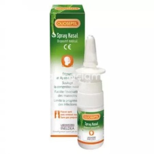 Olioseptil Spray Nazal cu Ulei Esential de Menta si Cimbru, 20ml, Laboratoires Ineldea