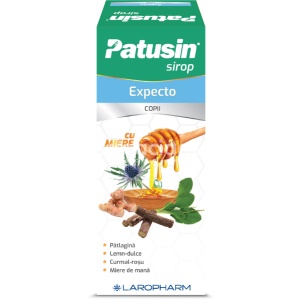 Patusin Expecto Sirop pt Copii, indicat in tuse plina, 100ml, Laropharm