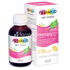 Pediakid Nez Gorge Sirop pt Raceala Miere si Lamaie 250ml