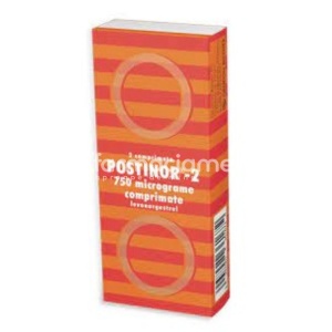 Postinor 0,75mg, contraceptiv de urgenta, care poate fi utilizat in termen de 72 ore, 2 comprimate, Gedeon Richter