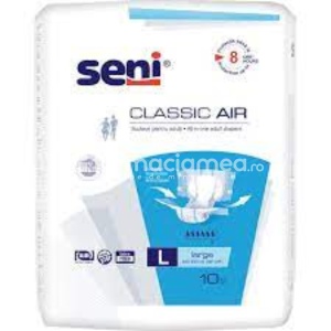 Seni Classic Air Scutece Adulti L x 10buc