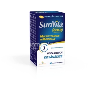 Sunvita gold, 30 comprimate filmate, Sun Wave