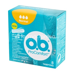 Tampoane ProComfort Normal, 8 bucati, O.B.