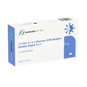 Test Rapid Antigen Covid+Gripa (A+B) Safecare