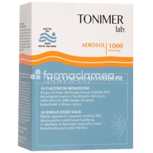 Tonimer Apa de Mare Aerosol Hipertonic 3ml x 18fl