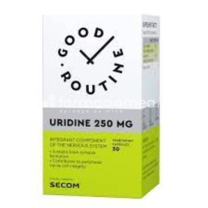 Uridine 250mg, infectii urinare, 30 capsule, Good Routine Secom