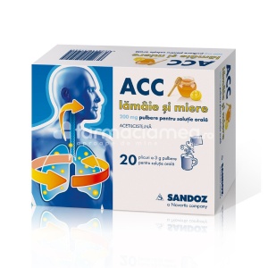 Acc 200mg Lamaie si Miere x 20plic Sandoz