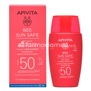 Apivita Sun Fluid Invizibil Protectie SPF50 50ml Shake