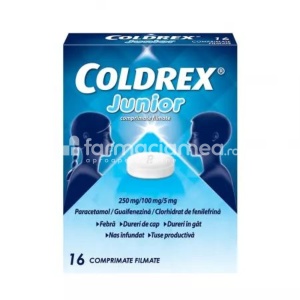 Coldrex Junior 250mg/100mg/5mg x 16cpr film Perrigo