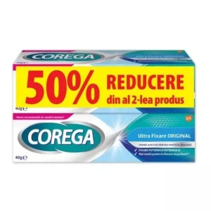 Corega Ultra Fixare Original 40g Duopack 1+1 Haleon
