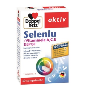 Doppelherz Seleniu+Vit A+C+E x 30cpr
