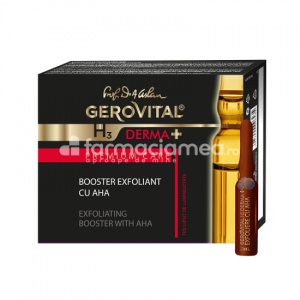 Gerovital H3 Derma+ Premium Care Booster Exfoliant cu AHA 2ml x 4fi