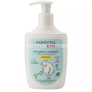 Gerovital Kids Gel Spalare Corp si Par Sensitive 300ml