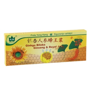 Ginkgo Biloba+Ginseng+Royal Jelly x 10fi YongKang