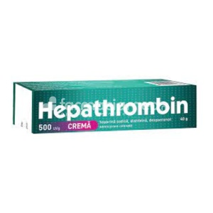 Hepathrombin 500UI/g crema 40g Stada Hemofarm